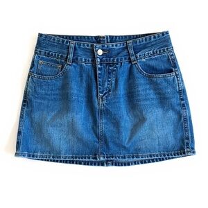 Short Jean Mini Skirt